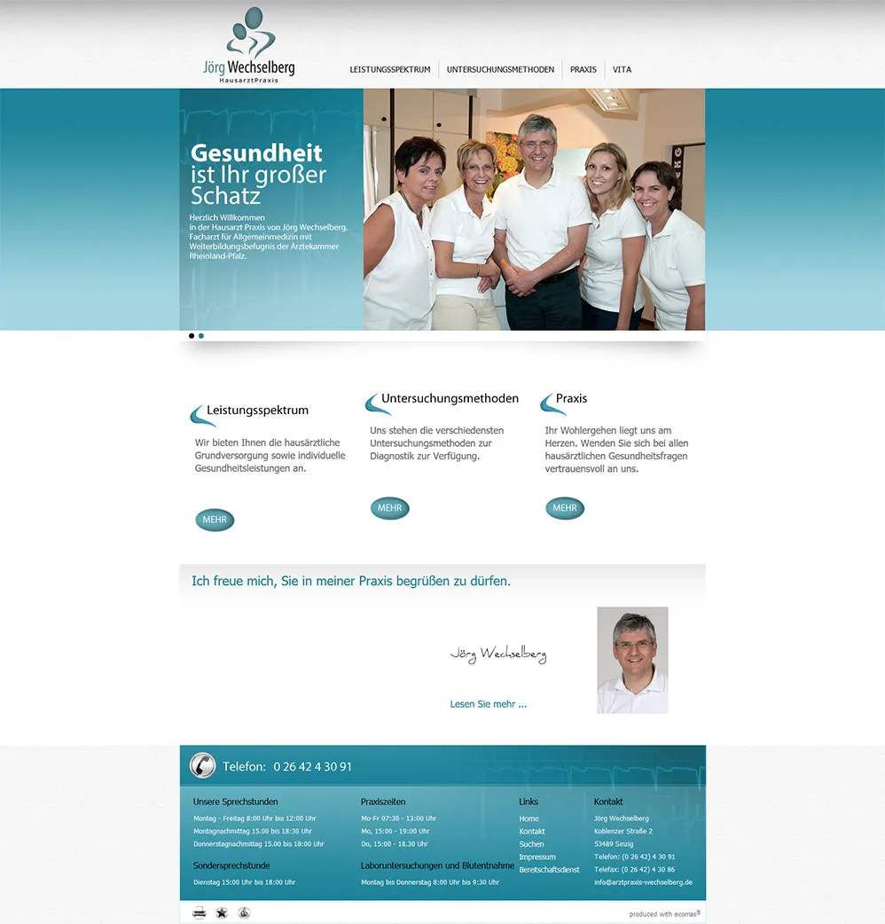 Wechselberg Jörg, Hausarztpraxis